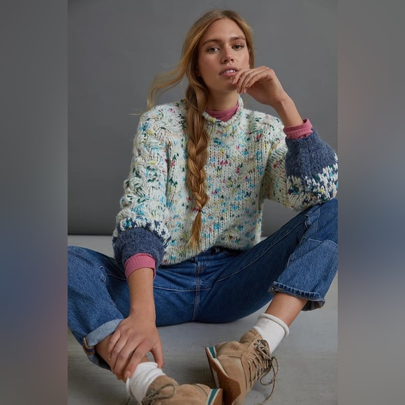 Anthropologie Sweaters - Anthropologie gaia wool alpaca blend sweater